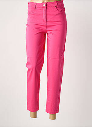 Pantalon drept roz PAUL BRIAL femeie