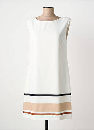 Rochie scurtă alb PAUL BRIAL femeie