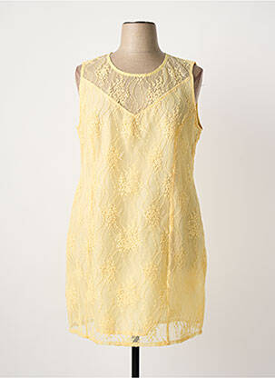 Rochie scurtă galben PAUL BRIAL femeie