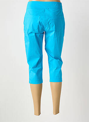 Pantalon trei sferturi turcoaz MALOKA femeie