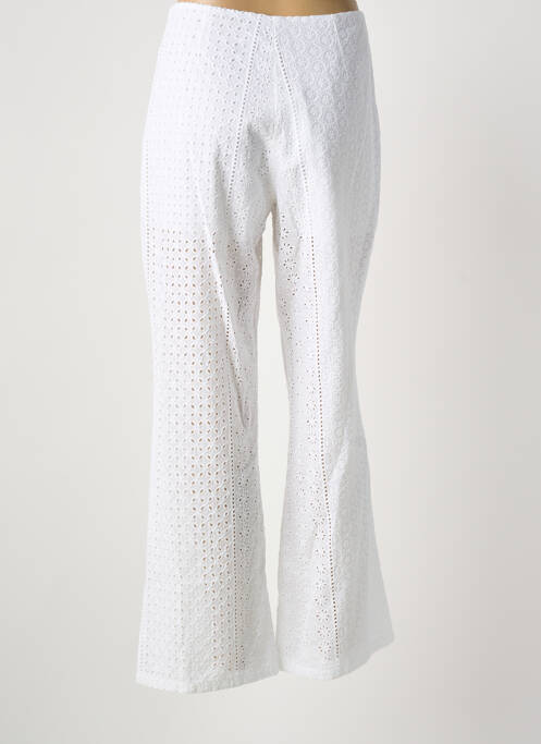 Pantalon evazat alb PAUL BRIAL femeie