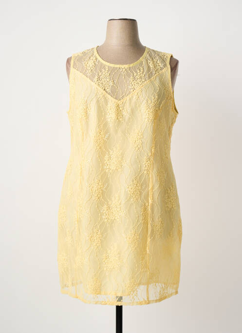 Rochie scurtă galben PAUL BRIAL femeie