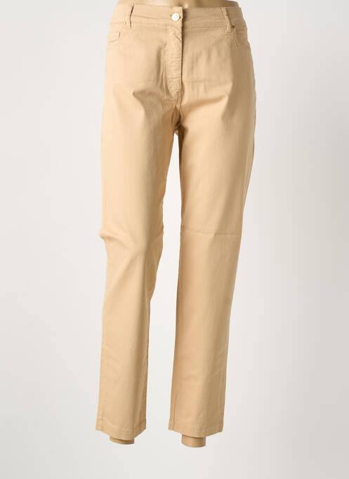 Pantalon drept bej PAUL BRIAL femeie