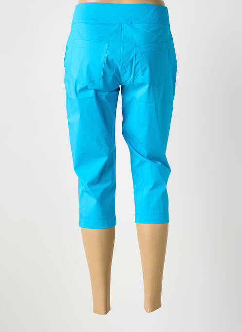 Pantalon trei sferturi turcoaz MALOKA femeie