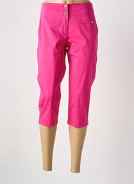 Pantalon trei sferturi roz MALOKA femme
