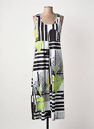 Rochie lungă alb MALOKA femeie