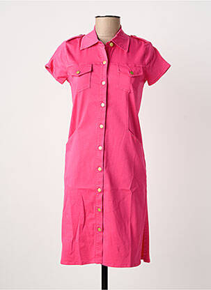 Rochie scurtă roz PAUL BRIAL femeie