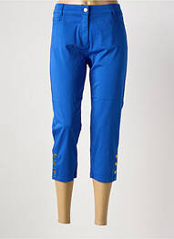 Pantalon trei sferturi albastru PAUL BRIAL femme