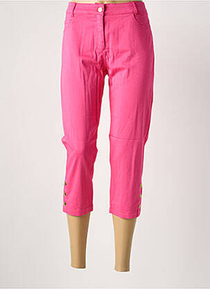 Pantalon trei sferturi roz PAUL BRIAL femeie