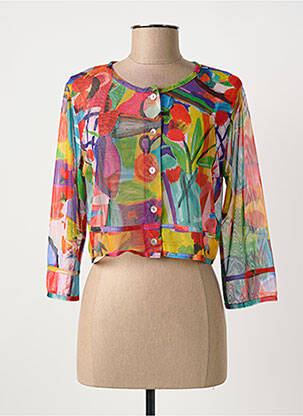 Vestă cu mâneci lungi portocaliu MALOKA femeie