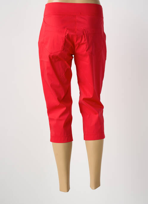 Pantalon trei sferturi roșu MALOKA femeie