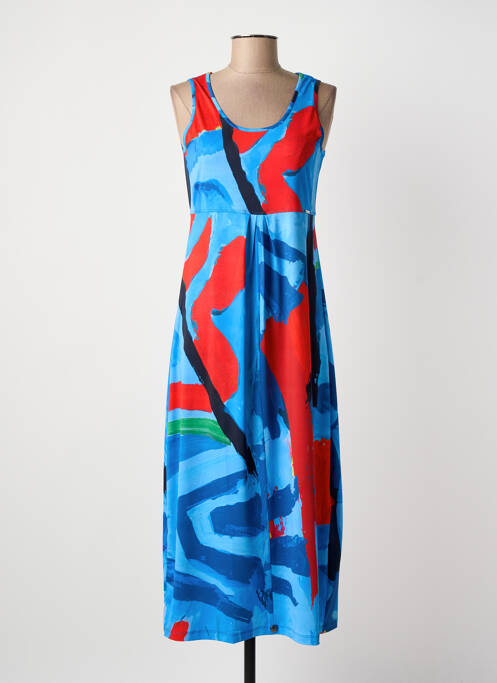 Rochie lungă albastru MALOKA femeie