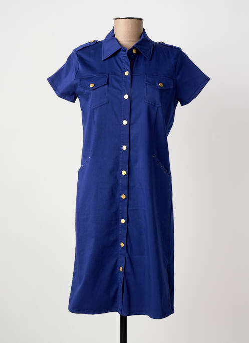 Rochie scurtă albastru PAUL BRIAL femeie