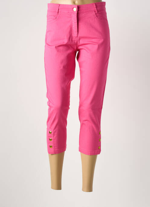 Pantalon trei sferturi roz PAUL BRIAL femeie