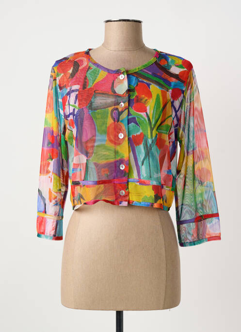 Vestă cu mâneci lungi portocaliu MALOKA femme