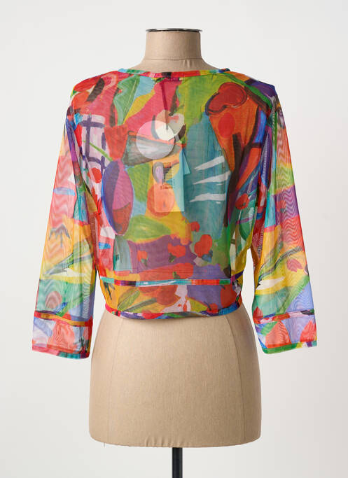 Vestă cu mâneci lungi portocaliu MALOKA femme