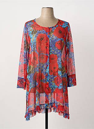 Tunică mâneci lungi roșu G!OZE femeie