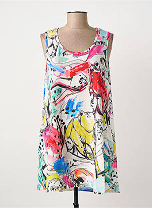 Tunică fără mâneci alb G!OZE femeie