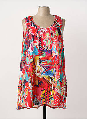 Tunică fără mâneci roșu G!OZE femeie