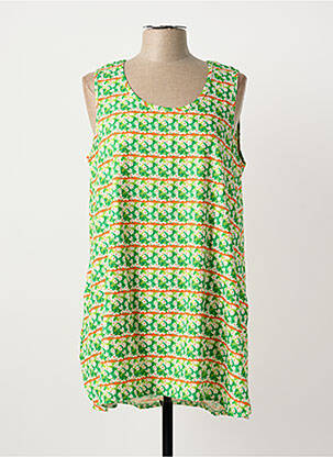 Tunică fără mâneci verde G!OZE femeie