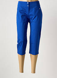 Pantalon trei sferturi albastru MALOKA femme