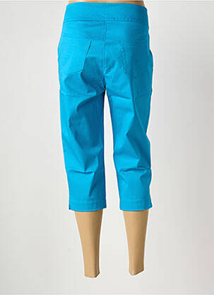 Pantalon trei sferturi turcoaz MALOKA femeie