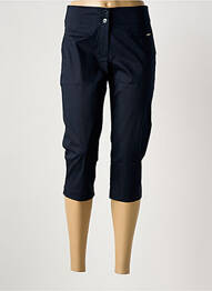 Pantalon trei sferturi albastru MALOKA femme