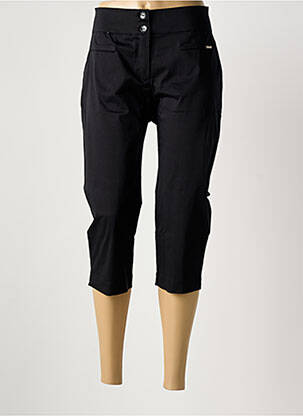 Pantalon trei sferturi negru MALOKA femeie