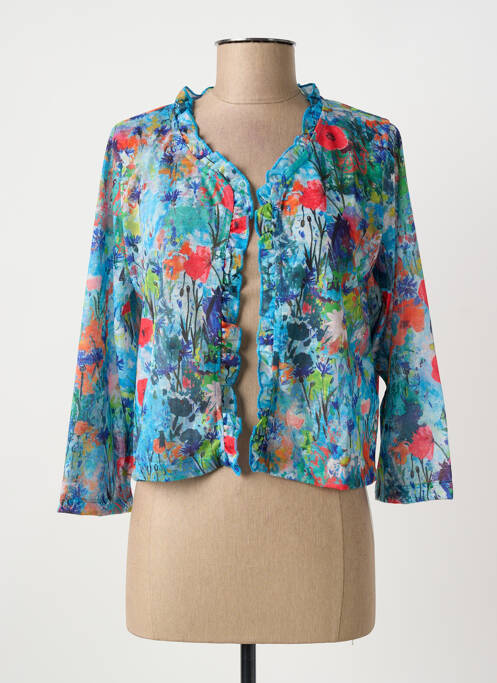 Vestă cu mâneci lungi albastru MALOKA femeie