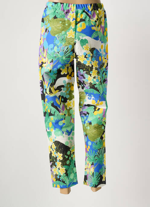 Pantalon 7/8 verde G!OZE femme