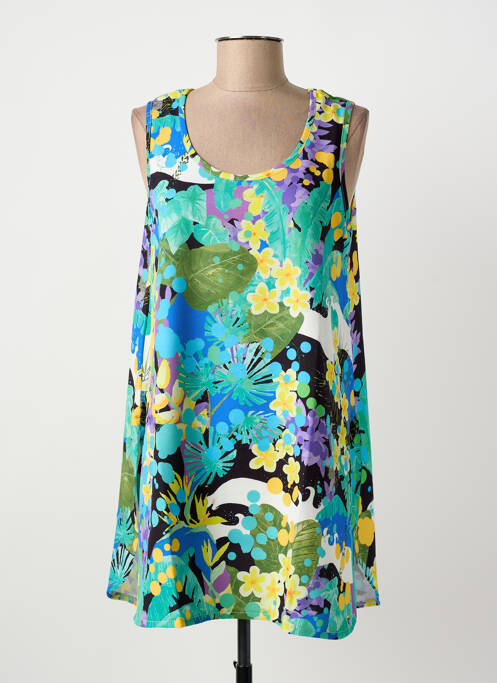 Tunică fără mâneci verde G!OZE femeie