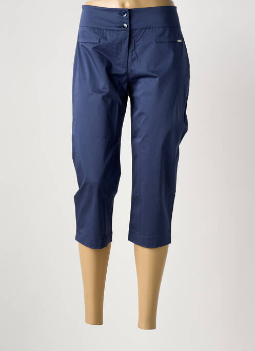 Pantalon trei sferturi albastru MALOKA femeie