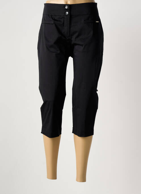 Pantalon trei sferturi negru MALOKA femeie