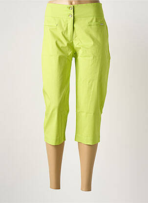 Pantalon trei sferturi verde MALOKA femeie