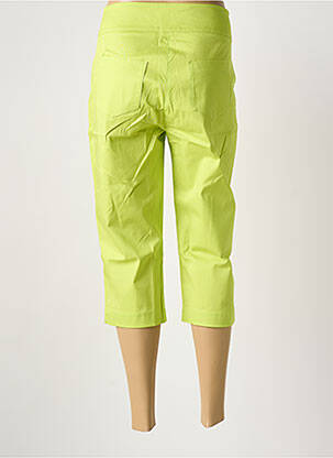 Pantalon trei sferturi verde MALOKA femeie