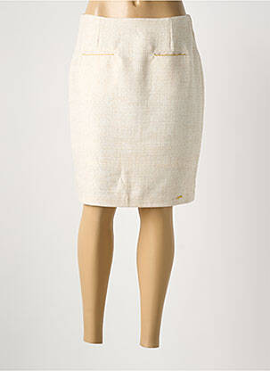 Fustă scurtă bej PAUL BRIAL femeie