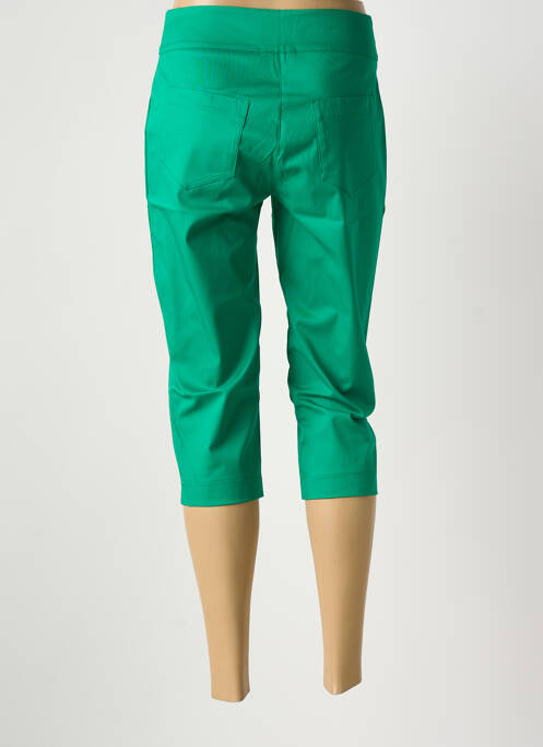 Pantalon trei sferturi verde MALOKA femeie