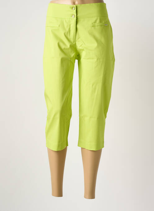 Pantalon trei sferturi verde MALOKA femeie