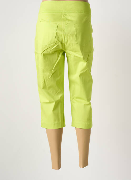 Pantalon trei sferturi verde MALOKA femeie