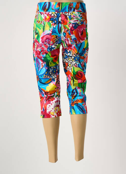 Pantalon trei sferturi roșu MALOKA femeie