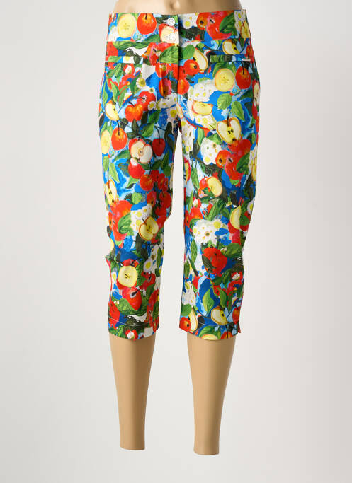 Pantalon trei sferturi portocaliu MALOKA femeie