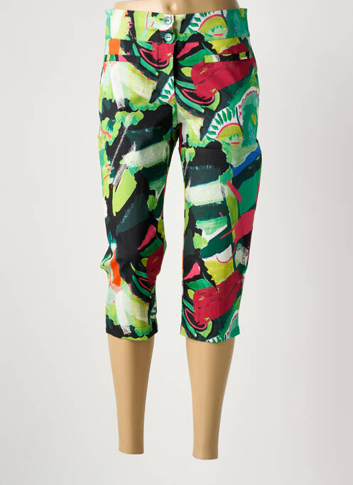 Pantalon trei sferturi verde MALOKA femeie