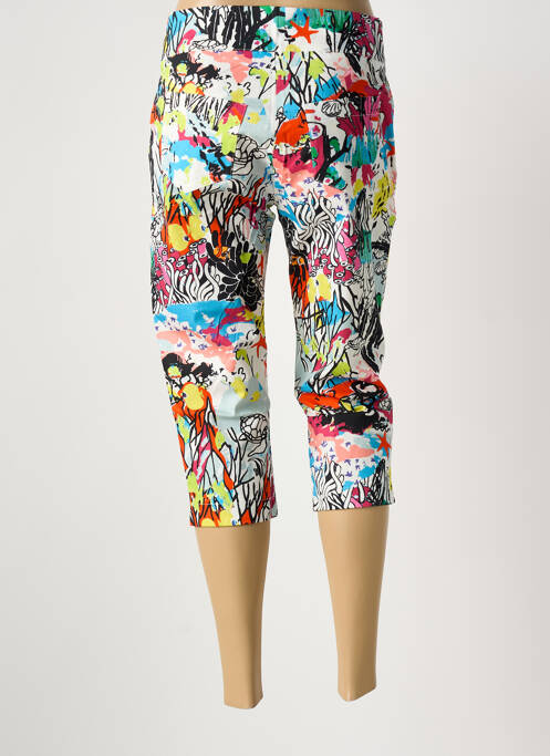 Pantalon trei sferturi alb MALOKA femeie