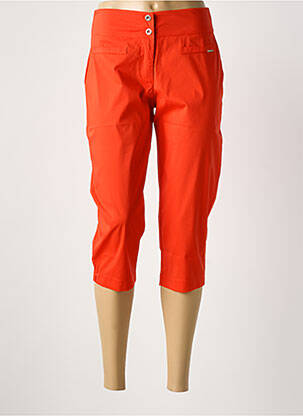 Pantalon trei sferturi portocaliu MALOKA femeie