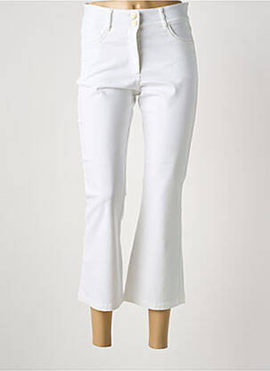 Blugi cu croială evazată alb PAUL BRIAL femeie
