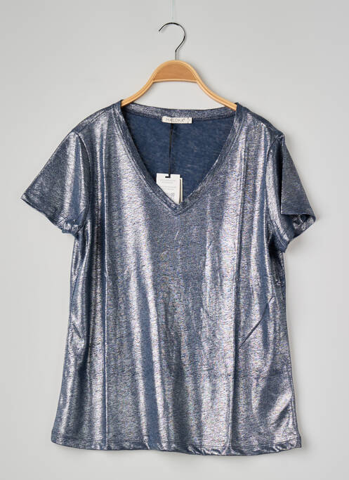 Tricou albastru închis MALOKA femme
