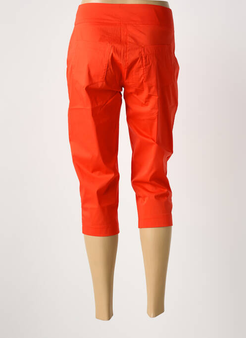 Pantalon trei sferturi portocaliu MALOKA femeie