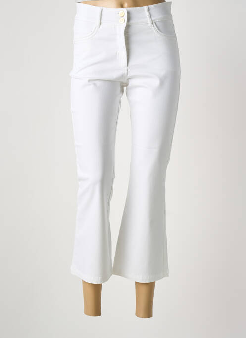 Blugi cu croială evazată alb PAUL BRIAL femeie