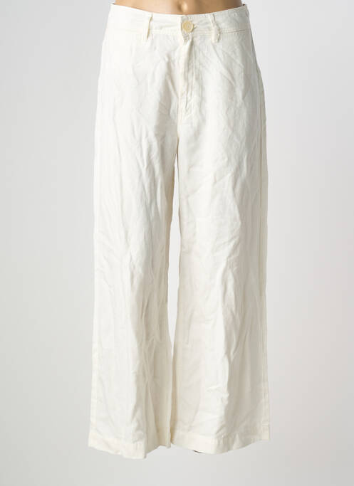 Pantalon drept alb MANGO femeie