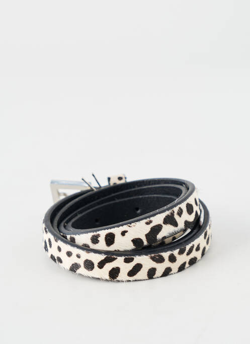 Curea alb PIECES femeie